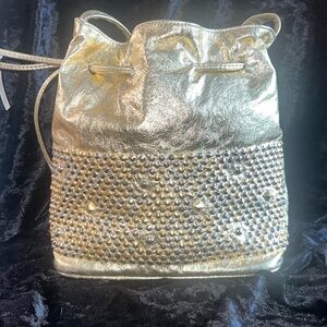 Ohh Ashley Gold Unique Purse